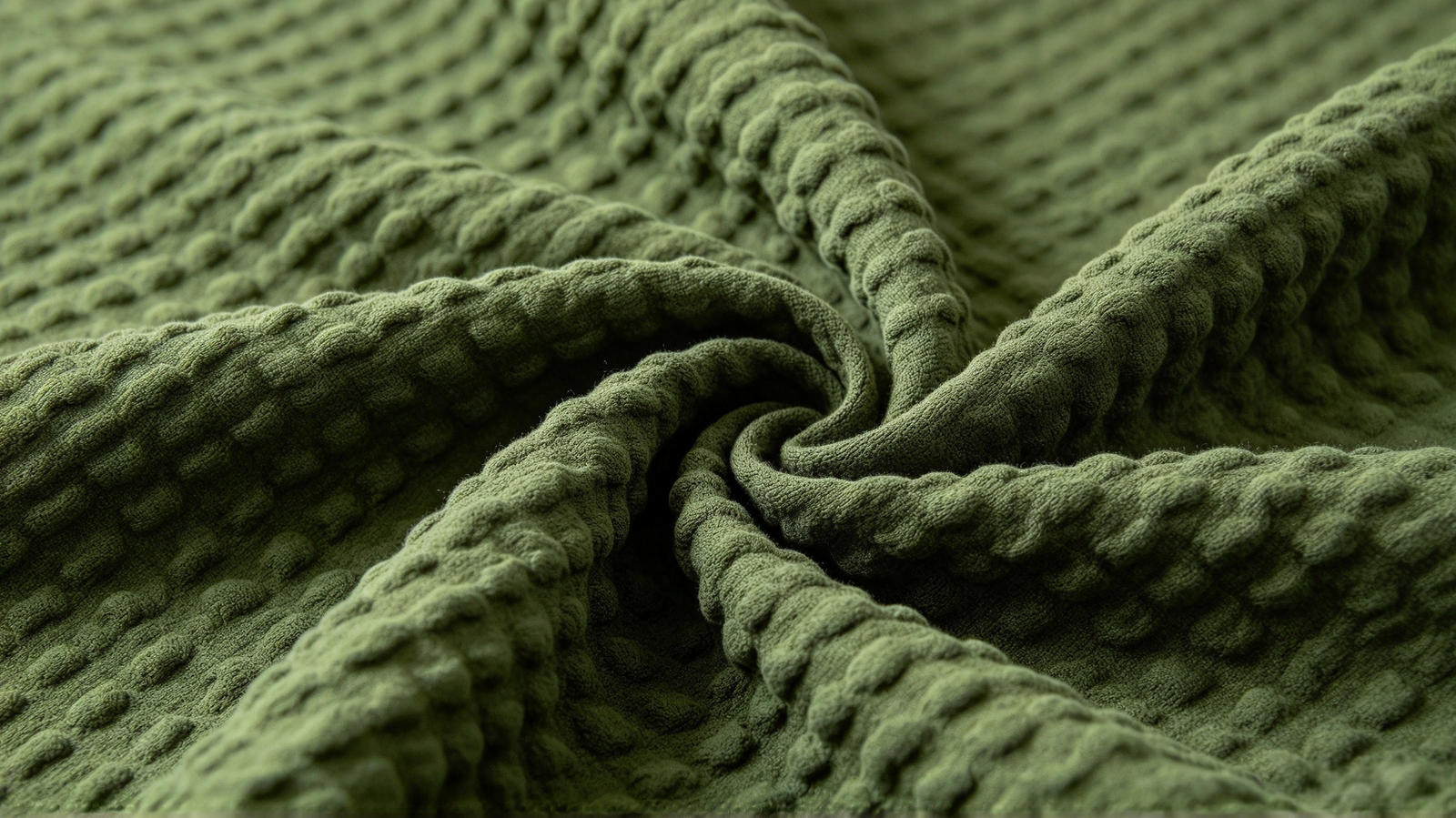 Close-up of woven yarn-dyed fabric